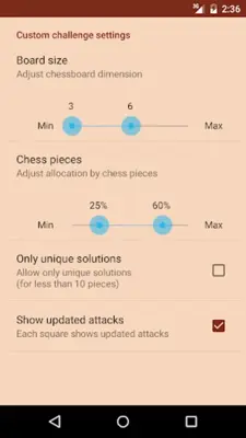 Chess Sudoku android App screenshot 2